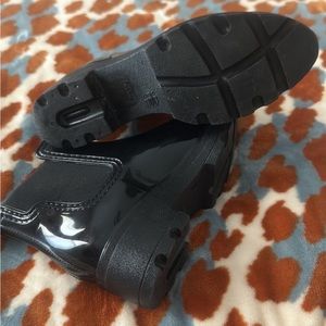 Black Ankle Rain Boots